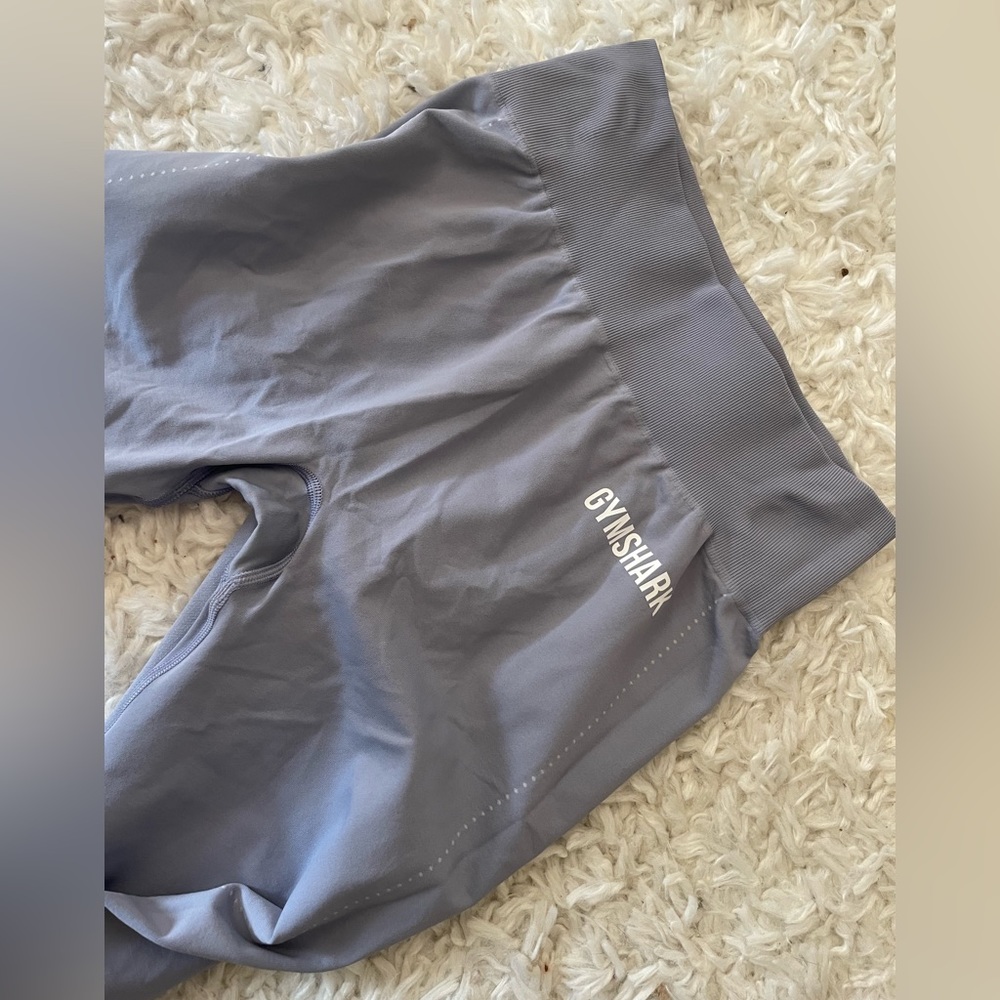 GYMSHARK grey/blue seamless legging